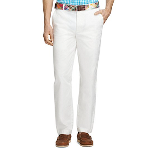 Clark Fit Garment-Dyed Chinos - Bright White